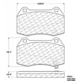 CENTRIC PARTS SEMI-METALLIC