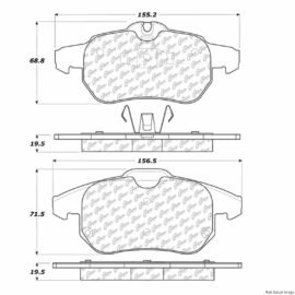 CENTRIC PARTS SEMI-METALLIC
