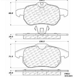 CENTRIC PARTS SEMI-METALLIC