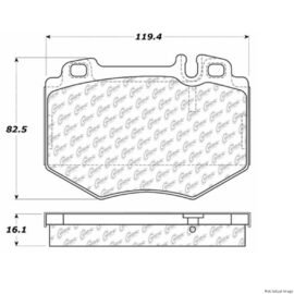 CENTRIC PARTS SEMI-METALLIC