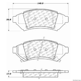 CENTRIC PARTS POSI METALLIC