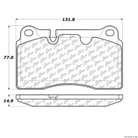 CENTRIC PARTS SEMI-METALLIC