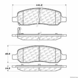 CENTRIC PARTS SEMI-METALLIC