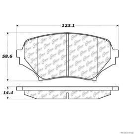 CENTRIC PARTS SEMI-METALLIC