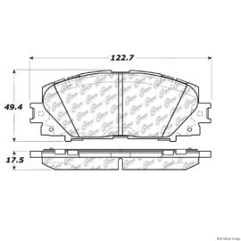 CENTRIC PARTS SEMI-METALLIC