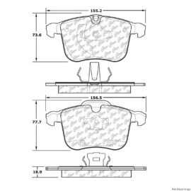CENTRIC PARTS SEMI-METALLIC