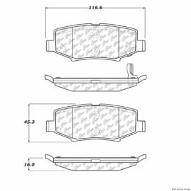 CENTRIC PARTS SEMI-METALLIC