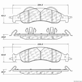 CENTRIC PARTS SEMI-METALLIC