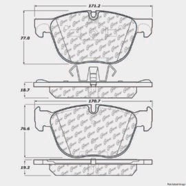 CENTRIC PARTS SEMI-METALLIC