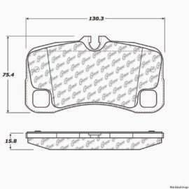 CENTRIC PARTS SEMI-METALLIC