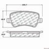 CENTRIC PARTS SEMI-METALLIC
