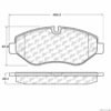 CENTRIC PARTS SEMI-METALLIC