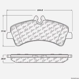 CENTRIC PARTS SEMI-METALLIC