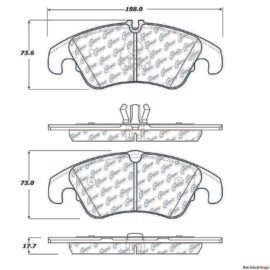 CENTRIC PARTS SEMI-METALLIC