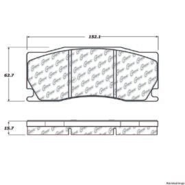 CENTRIC PARTS SEMI-METALLIC
