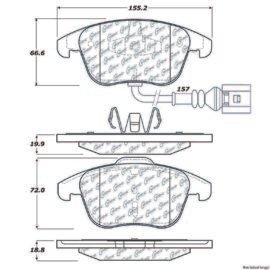 CENTRIC PARTS SEMI-METALLIC