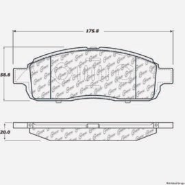 CENTRIC PARTS SEMI-METALLIC