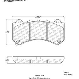 CENTRIC PARTS SEMI-METALLIC