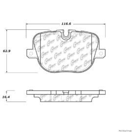 CENTRIC PARTS SEMI-METALLIC