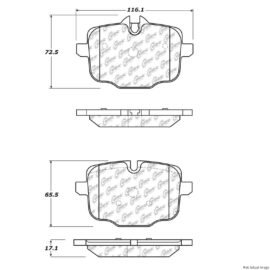 CENTRIC PARTS SEMI-METALLIC