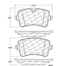 CENTRIC PARTS SEMI-METALLIC