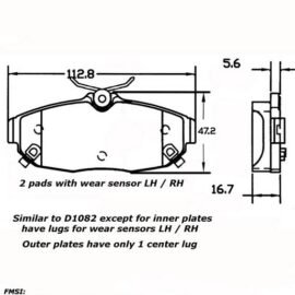 CENTRIC PARTS SEMI-METALLIC