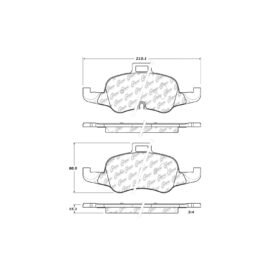 CENTRIC PARTS SEMI-METALLIC