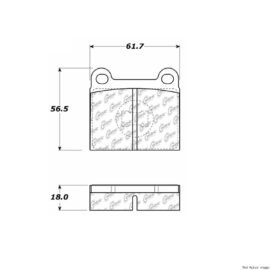 CENTRIC PARTS CERAMIC PAD