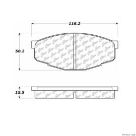 CENTRIC PARTS CERAMIC PAD