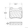 CENTRIC PARTS CERAMIC PAD