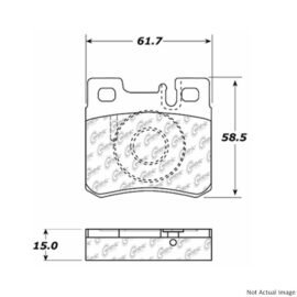CENTRIC PARTS CERAMIC PAD