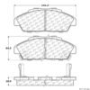 CENTRIC PARTS CERAMIC PAD