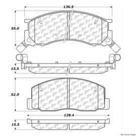 CENTRIC PARTS CERAMIC PAD