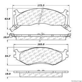 CENTRIC PARTS CERAMIC PAD