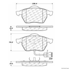 CENTRIC PARTS CERAMIC PAD