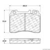 CENTRIC PARTS CERAMIC PAD