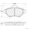 CENTRIC PARTS CERAMIC PAD