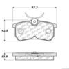 CENTRIC PARTS CERAMIC PAD