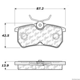 CENTRIC PARTS CERAMIC PAD