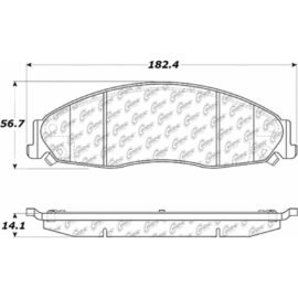 CENTRIC PARTS CERAMIC PAD