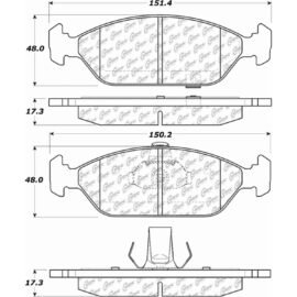 CENTRIC PARTS CERAMIC PAD