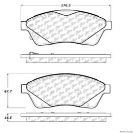 CENTRIC PARTS CERAMIC PAD