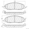 CENTRIC PARTS CERAMIC PAD