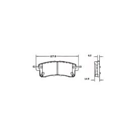 CENTRIC PARTS CERAMIC PAD