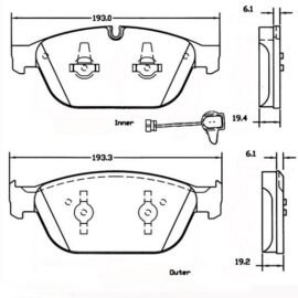 CENTRIC PARTS CERAMIC PAD