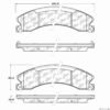 CENTRIC PARTS CERAMIC PAD