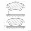 CENTRIC PARTS CERAMIC PAD
