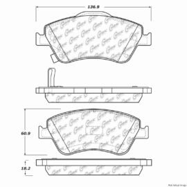 CENTRIC PARTS CERAMIC PAD