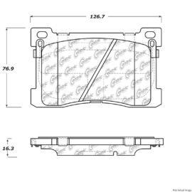 CENTRIC PARTS CERAMIC PAD
