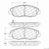 CENTRIC PARTS CERAMIC PAD